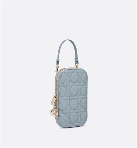 dior talk phone pouch|lady dior phone holder.